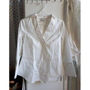 White House black Market white blouse